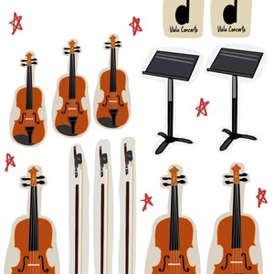 Viola Sticker Sheets (2 sheets)