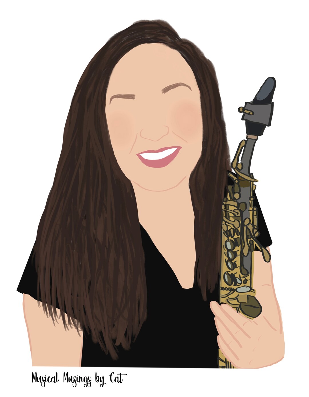 Custom Singer Pfp DIGITAL DOWNLOAD Custom Musician Portrait-jpg, Png, Pdf (single Person ...