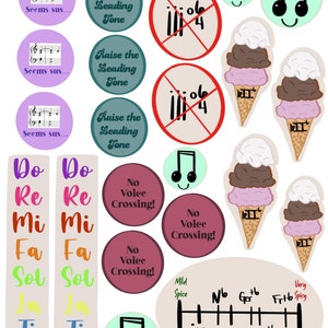 Music Theory Sticker Sheets