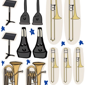 Trombone Stickers