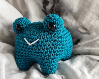 Made To Order - Greg the Frog - Crocheted amigurumi frog