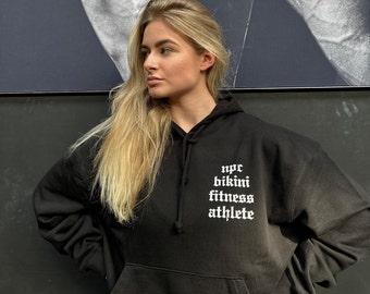 Made To Order - Custom Printed Sweater IFBB or NPC Classes Athlete