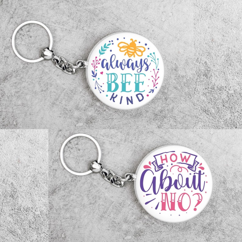 Funny Sarcastic Keychain Svg Bundle, 50 Unique Designs, Files for