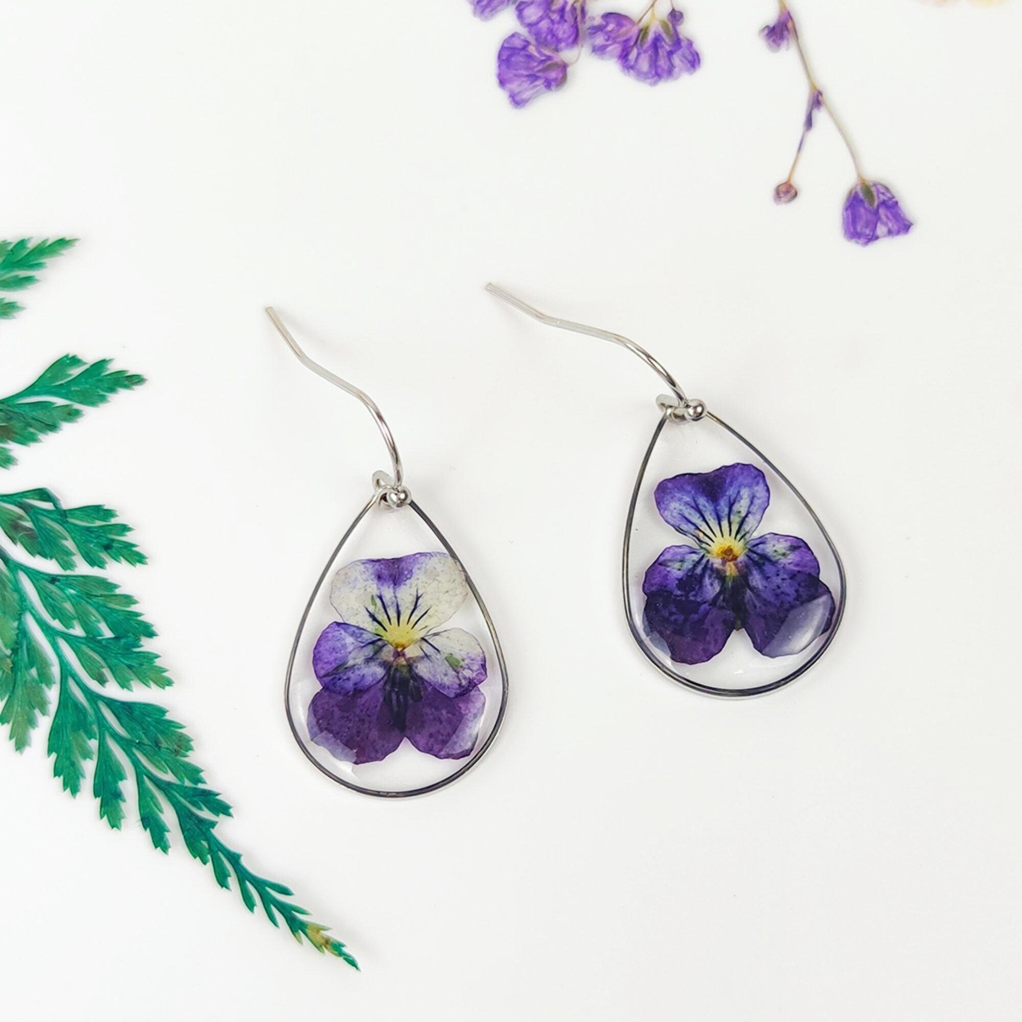 Pansy Jewelry Etsy Canada