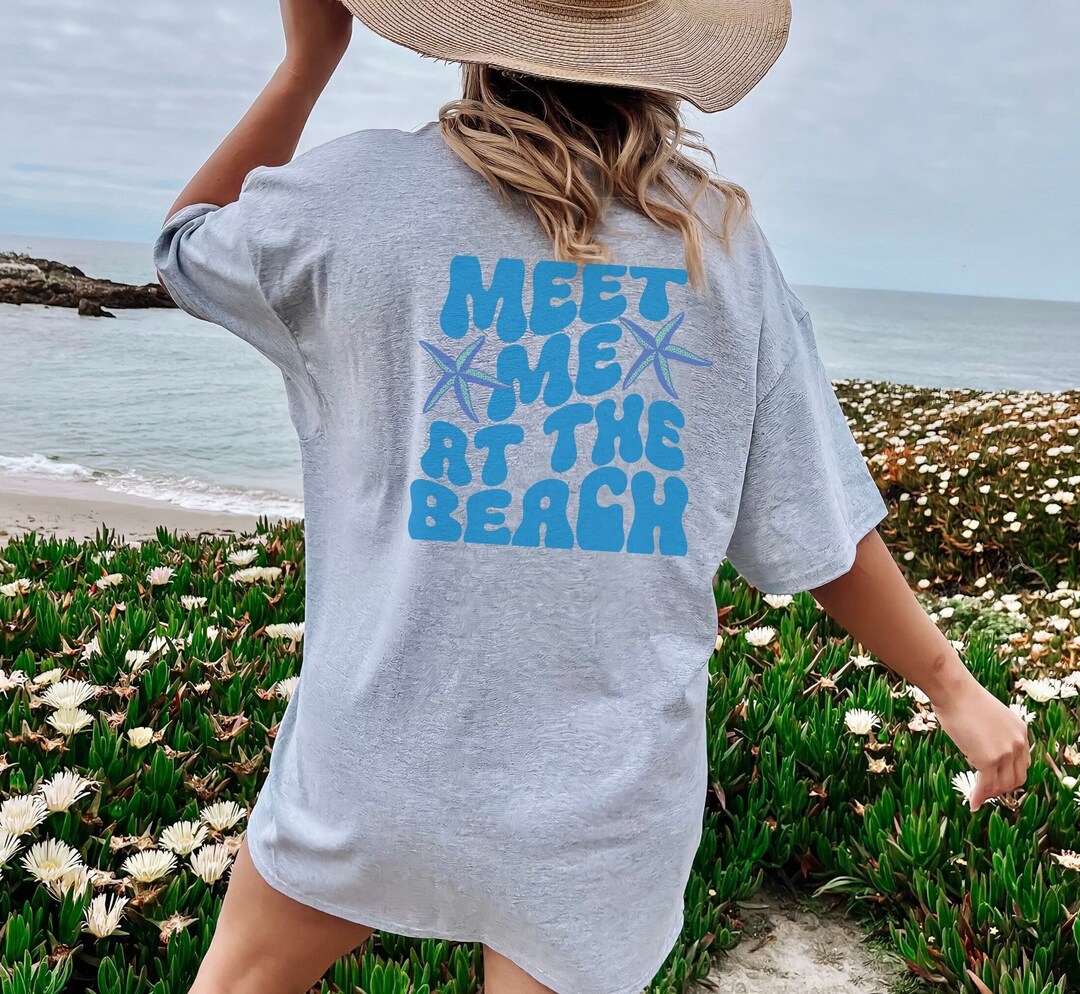 Oversized Shirt Words on Back Gift for Teen Oversized Beach - Etsy