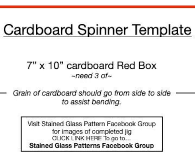 Stained Glass Spinner Jig Etsy UK