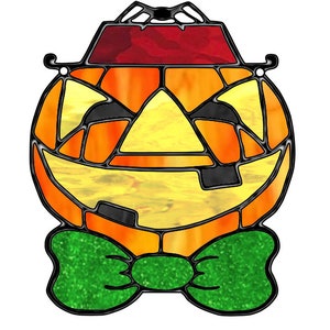 Handsome Jack Halloween Stained Glass Pattern PDF