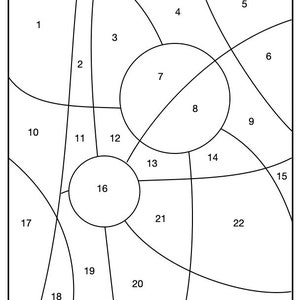 Easy Abstract Stained Glass Pattern x2 PDF