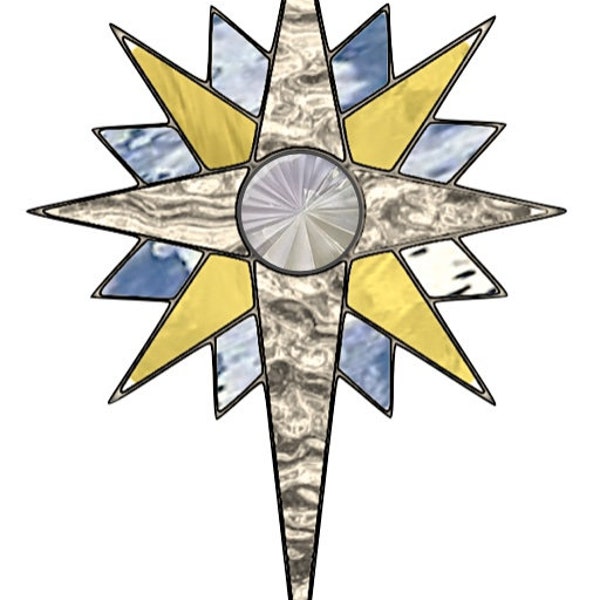 Stained Glass Star Etsy