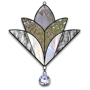 Cleopatra&#39;s Fan Spinner and Hanger Stained Glass Pattern PDF