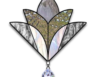 Cleopatra's Fan Spinner and Hanger Stained Glass Pattern PDF