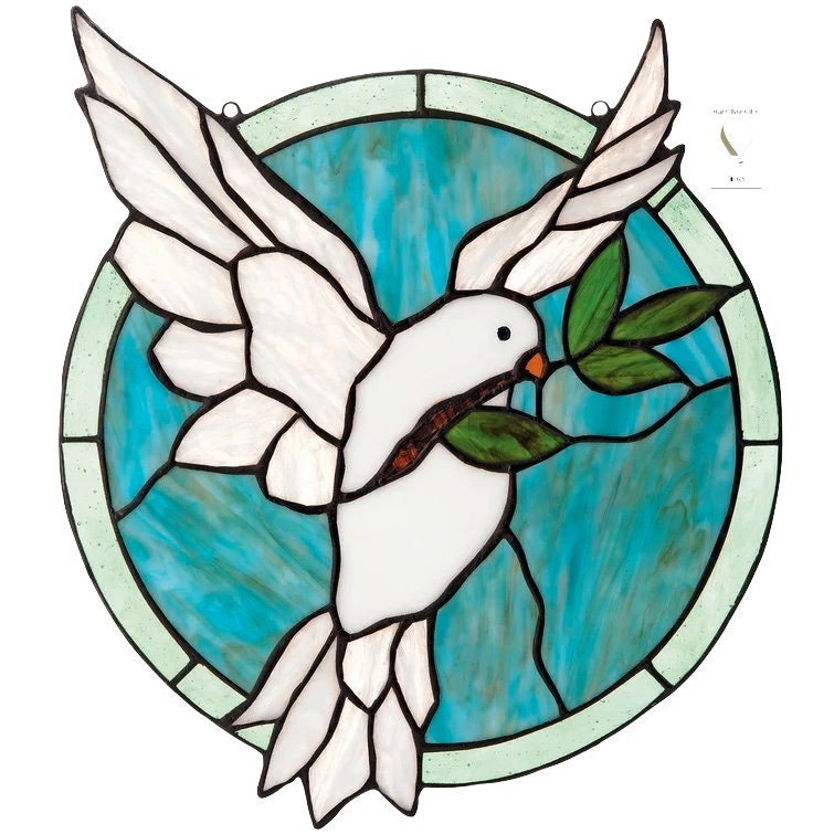 平和の鳩のステンドグラス模様 - Etsy 日本