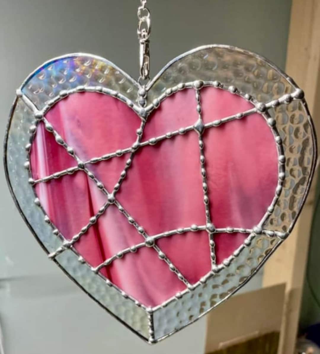 Abstract Heart Stained Glass Pattern - Etsy