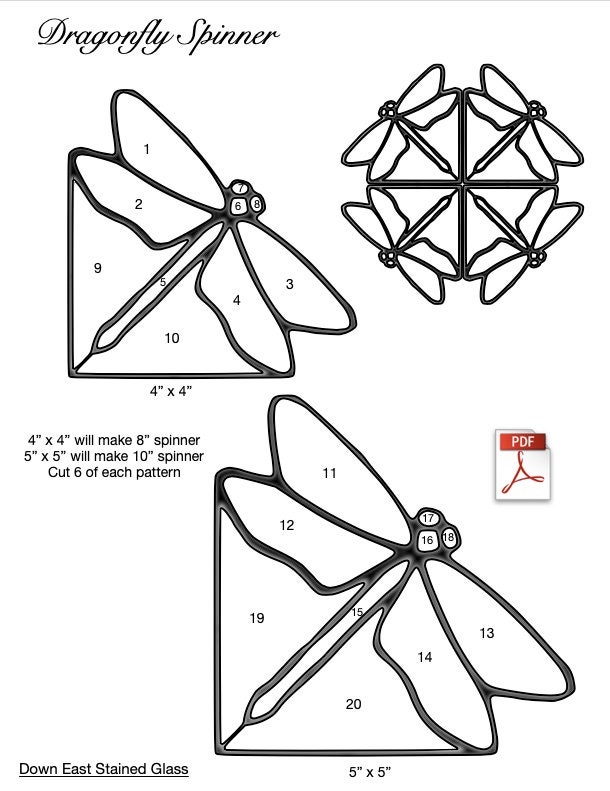 How to make a Stained Glass Spinner 