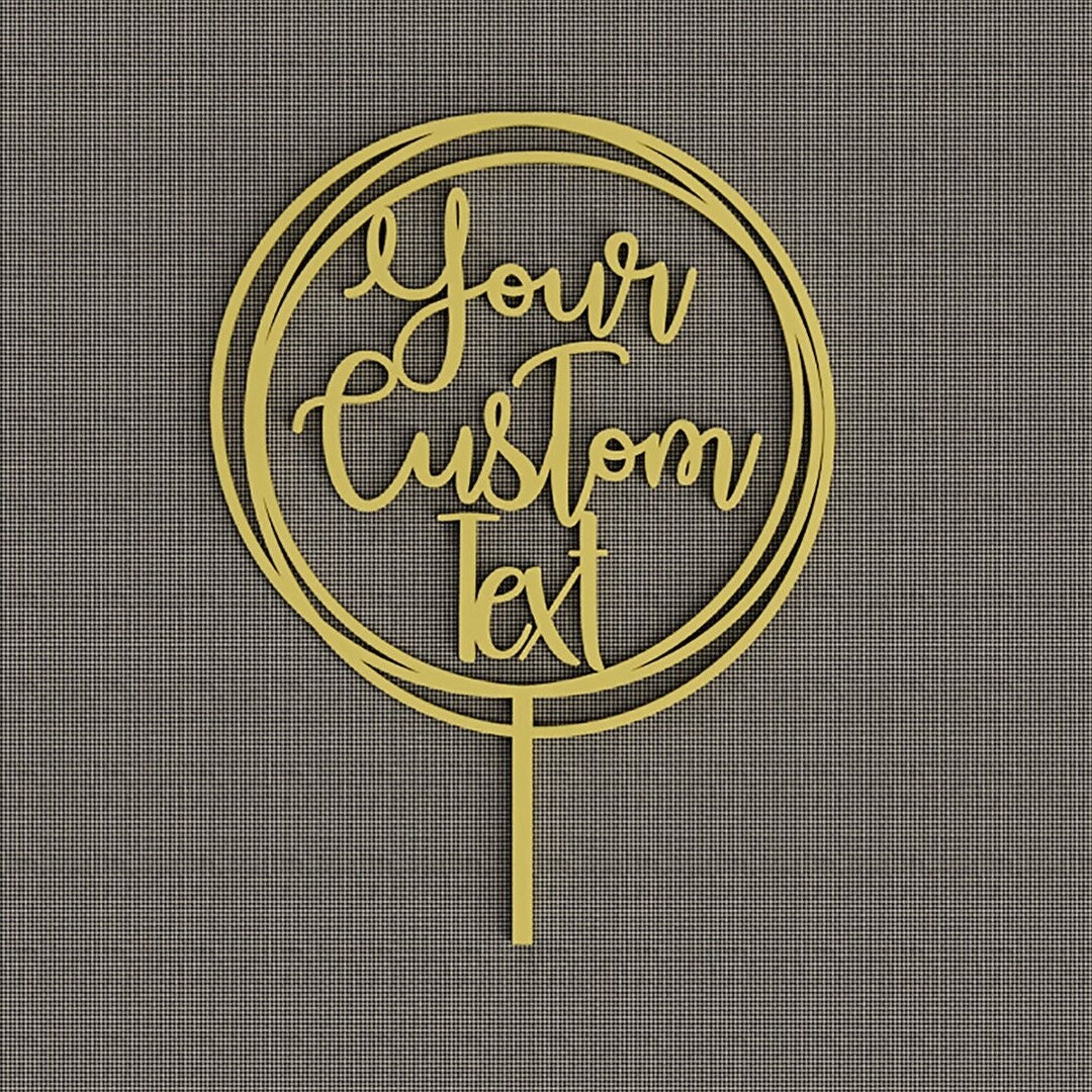 Custom Cake Topper for Wedding Personalized Cake Topper Etsy