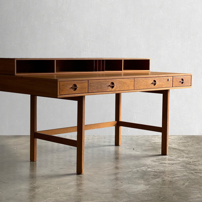Teak Desk - Etsy