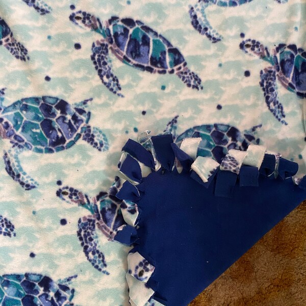 Fleece Tie Blanket Etsy