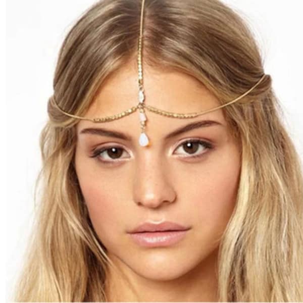 Forehead Necklace Etsy