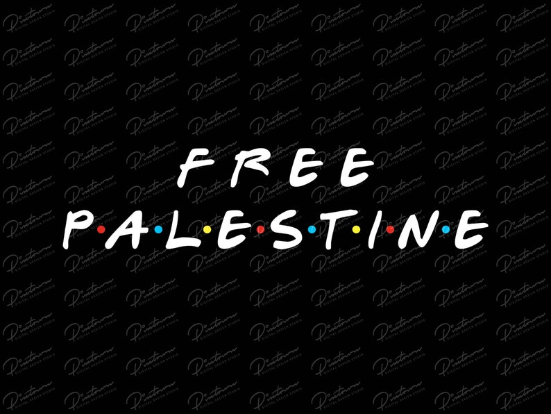 Free Palestine Friends Digital Design Download - Etsy