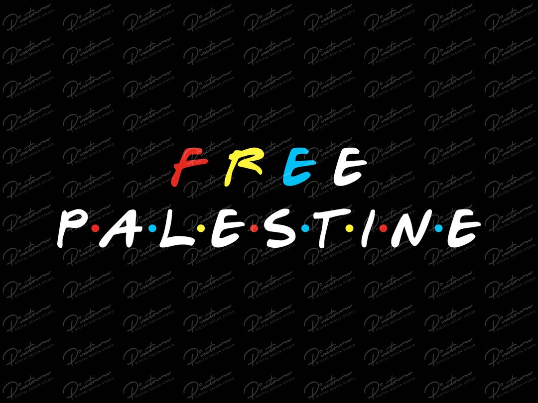 Free Palestine Friends Digital Design Download - Etsy Australia