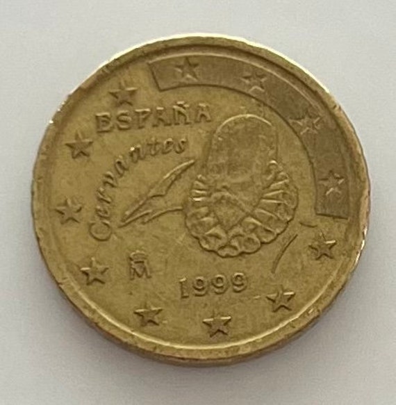 SPAIN ESPANA 50 EURO FIFTY CENT 1999 COIN