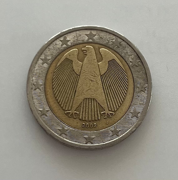 2 Euro Coin Germany 2002 J with misprint
