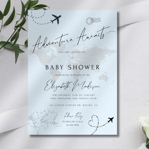 baby boy baby shower invitation template