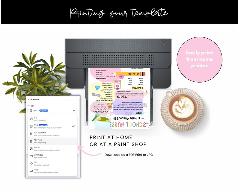 School Nurse Printable, Meet the School Nurse, All About Me for Back to School, Open House, or New School Nurse Newsletter Template image 6