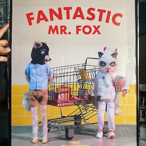 Fantastic Mr Fox Poster // Wes Anderson Fan Art Ash Kristofferson Fox Movie Poster