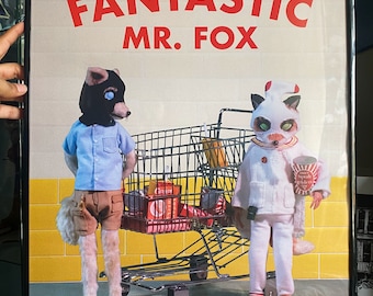 Fantastic Mr Fox Poster // Wes Anderson Fan Art Ash Kristofferson Fox Movie Poster