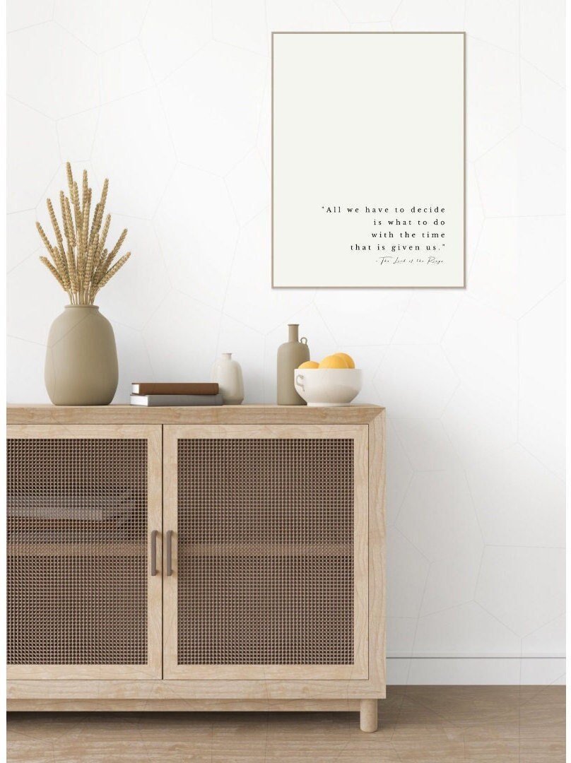 The Lord of the Rings Gandalf Quote. Digital Downloadable - Etsy