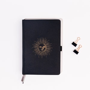 Black Notebook Mockup file PSD and JPEG, use it on your website and social media channels