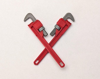 1/10 Scale Functional Pipe Wrench. RC Scale Accessory