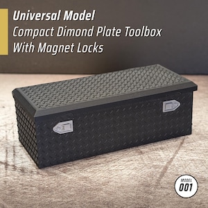 Universal Compact Battery Box with Magnetic Locks (Model 001)