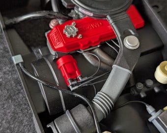 RC4WD Painted Yota 22R Engine Bay (Red)