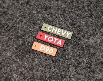 1/10 Scale 3D Lettering Emblems. Scale Accessories.