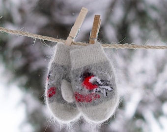 Goat down mittens, for Baby/Child, Handmade, Eco-friendly and warm products, ideal for a gift to your loved ones