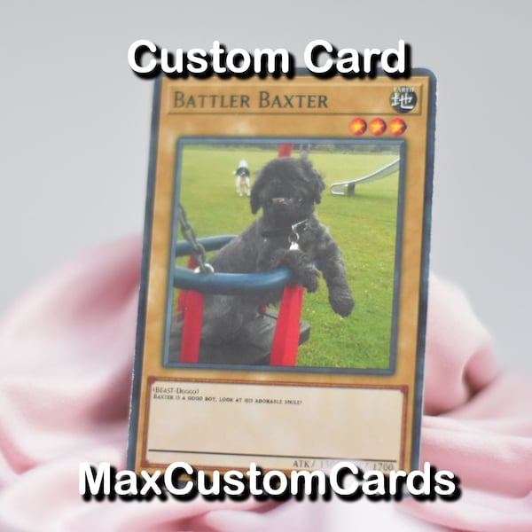 Custom Yugiohs Cards Etsy