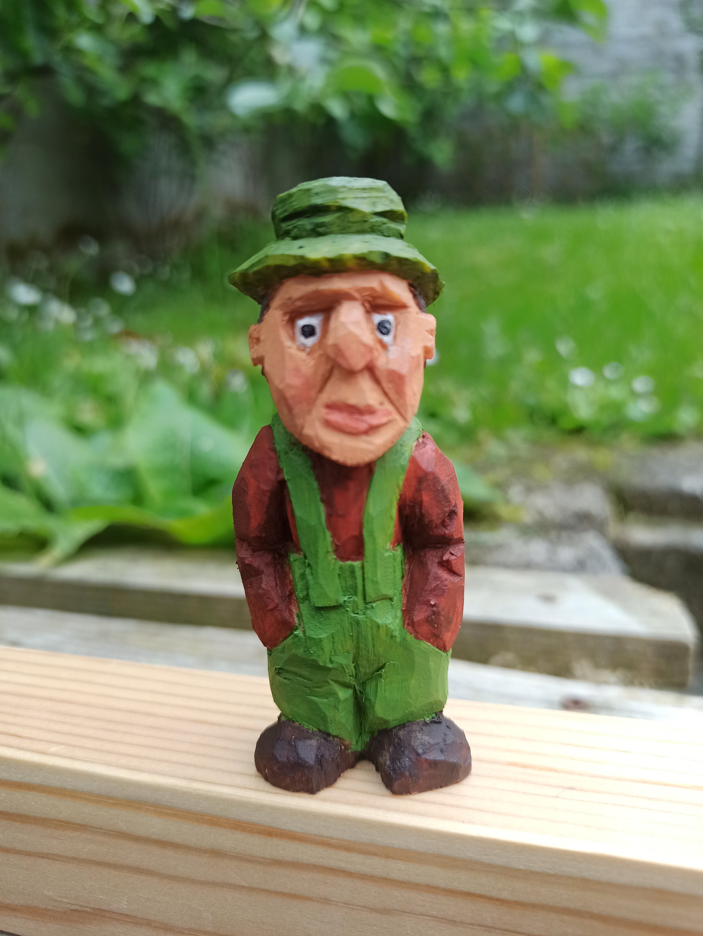 Wood Carving Figure Etsy UK