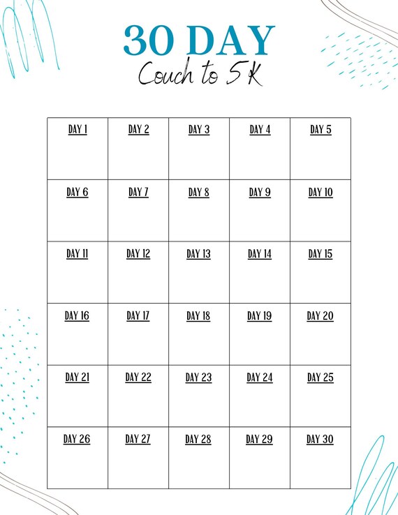 Printable Couch To 5k Plan Ubicaciondepersonas cdmx gob mx