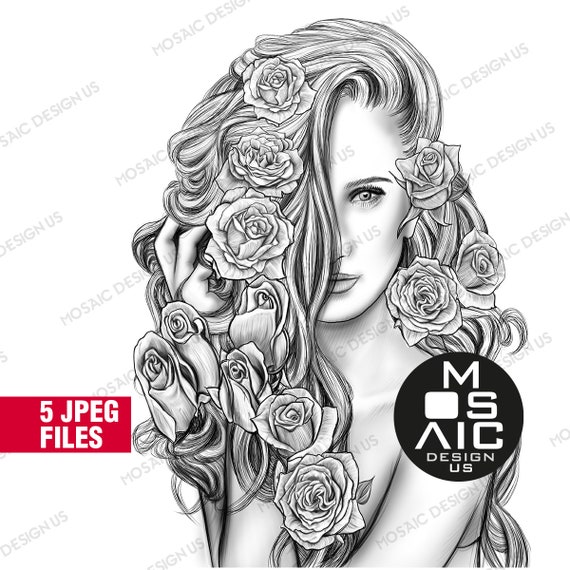 Sexy Girls Printable Coloring Pages