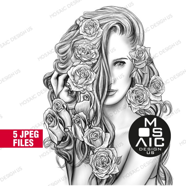 Sexy Girl Coloring Page Etsy - Il 600x600.4059103209 19s6 