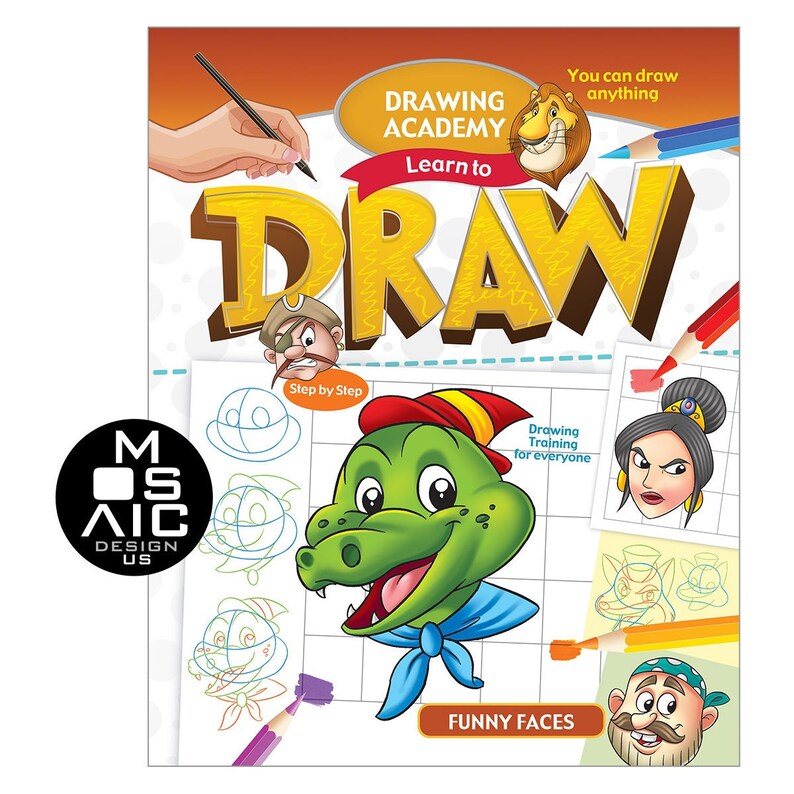 Printable Funny Faces How to Draw Step-by-step Guide - Etsy