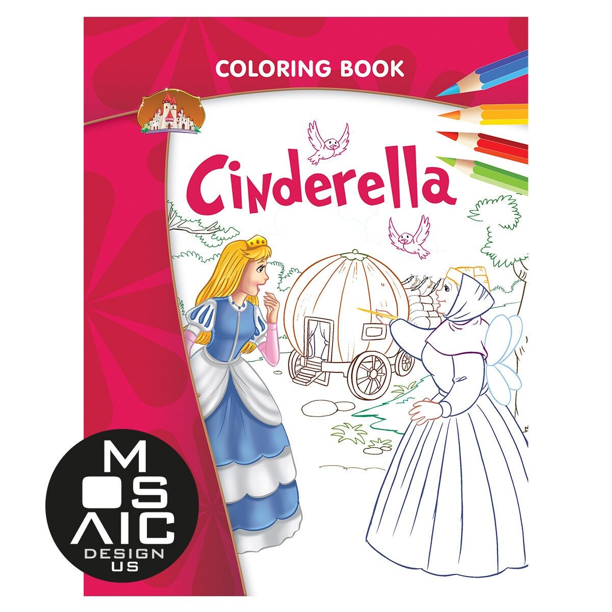   Cinderella Coloring Book Pages Best