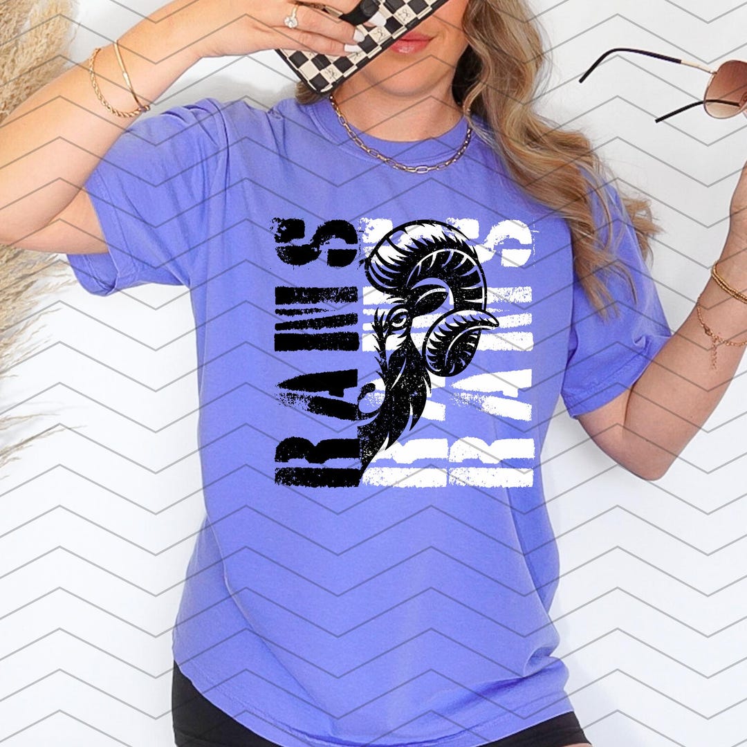 Rams Mascot PNG, Spirit Shirt, Back to School Spirit, School Shirt ...