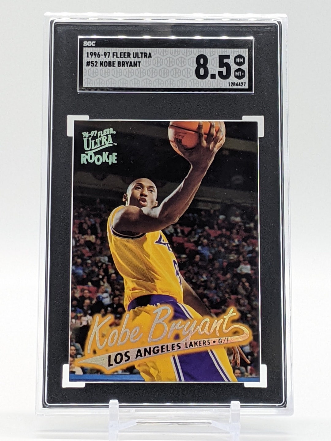 Kobe Bryant Rookie Card 1996-1997 Fleer Ultra 52 SGC 8.5 Near Mint