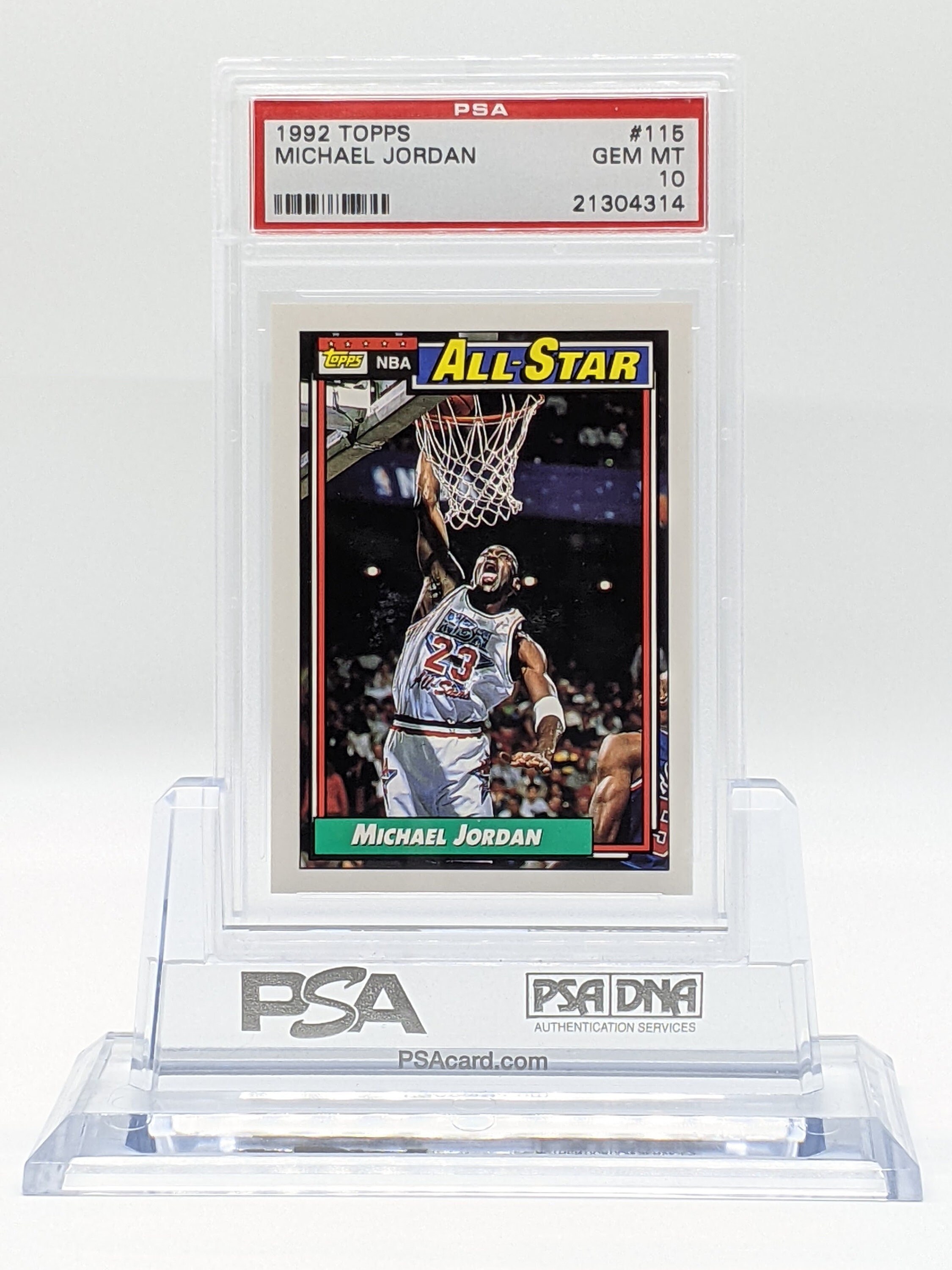 Michael jordan topps 115 cheap