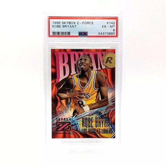 1996 Skybox Z-force Kobe Bryant #142 PSA 6 Kobe Rookie Card