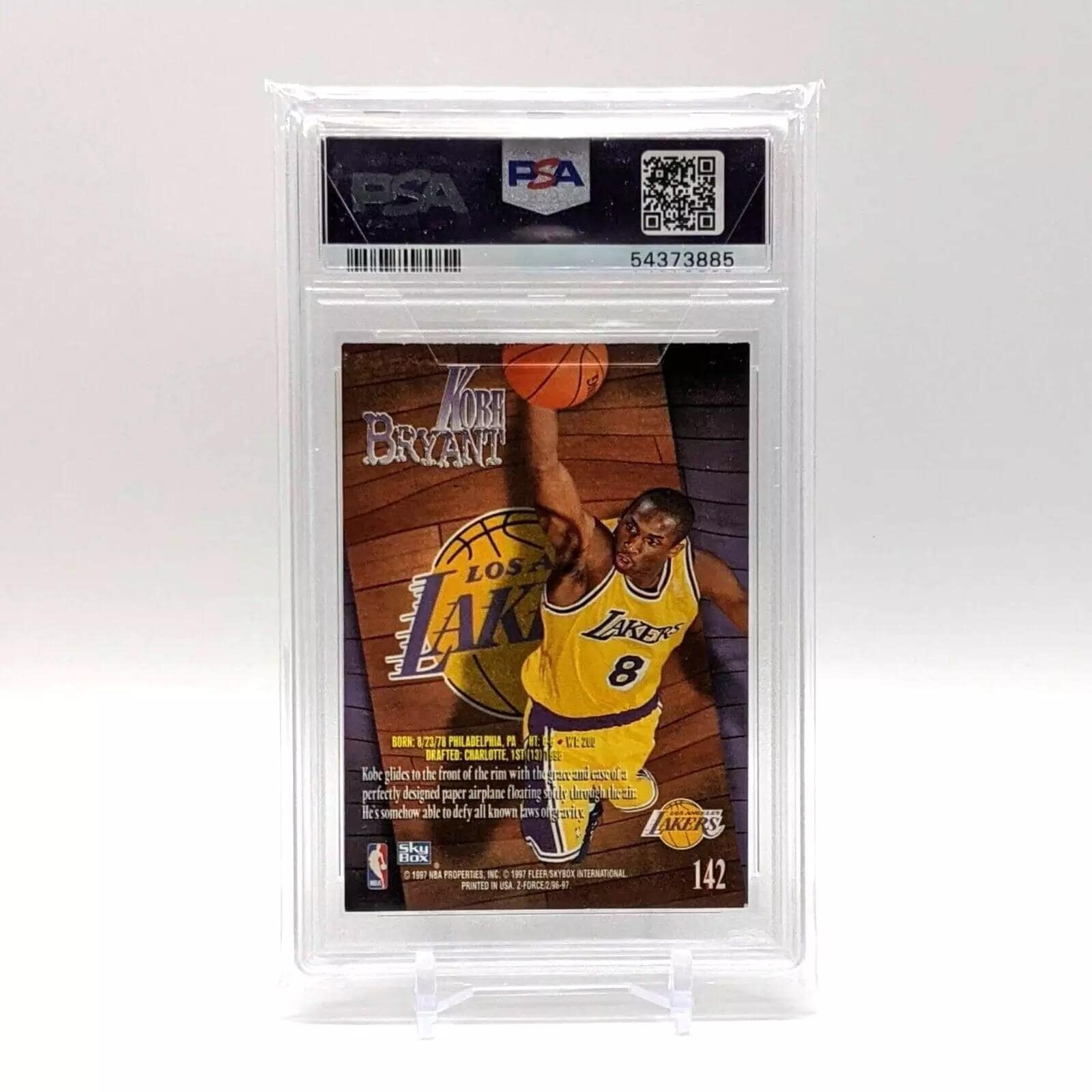 NBAカードKOBE BRYANT RC 1996-97 1997 KOBE BRYANT RC SKYBOX PREMIUM ROOKIE CARD #203