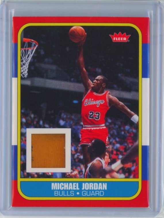 2007-08 Fleer Michael Jordan Rookie Authorized Fleer Reprint Game